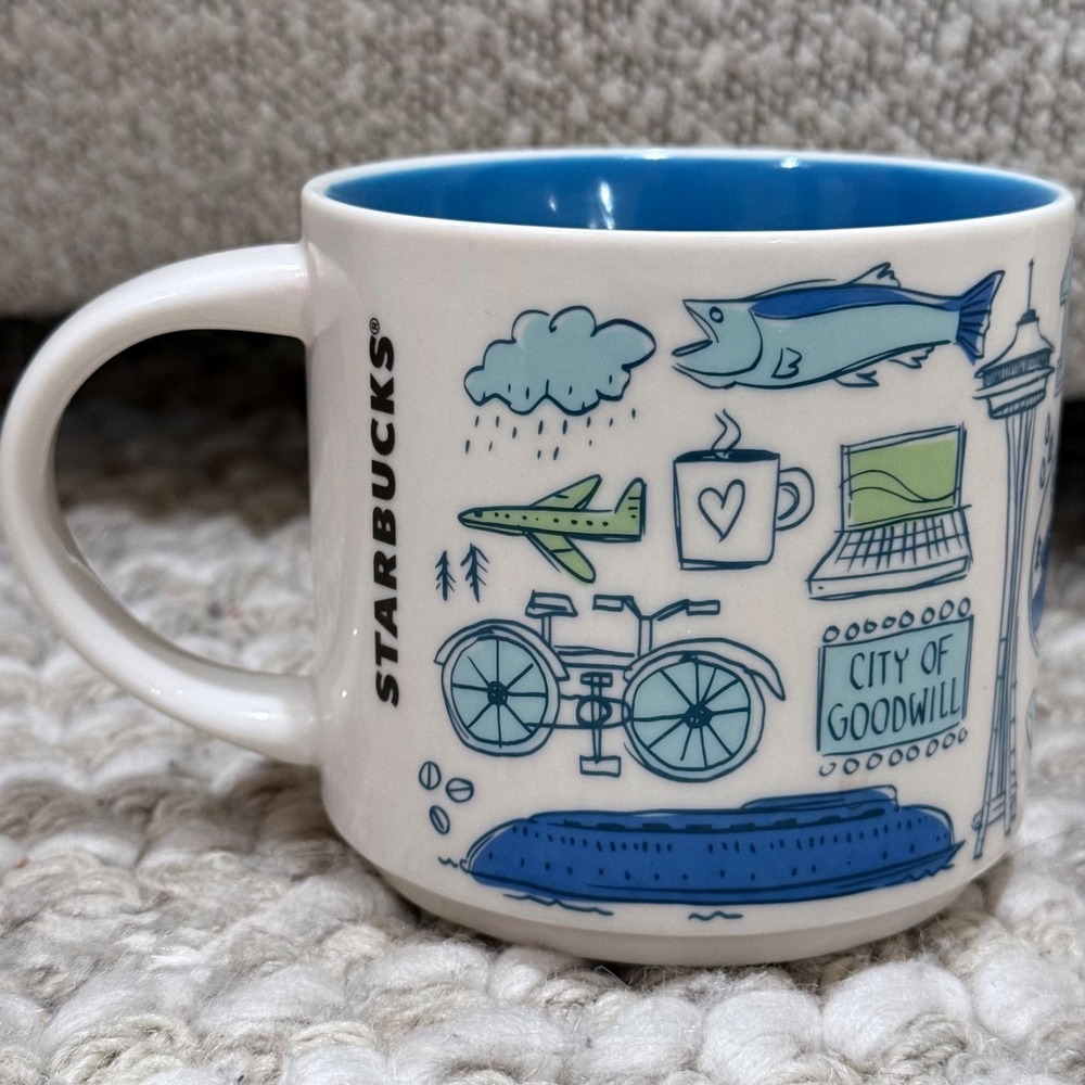 Starbucks 2018 Seattle Been There Series Coffee Mug Cup 14 oz